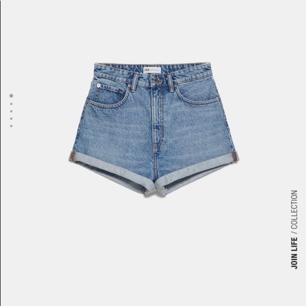 ZARA 90s ROLLED UP SHORTS
